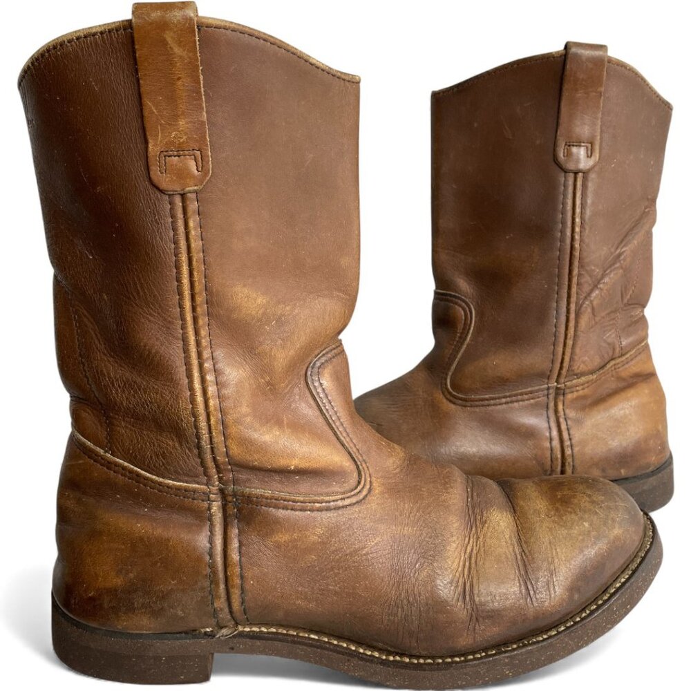 Red Wing Shoes Brown Leather Boots